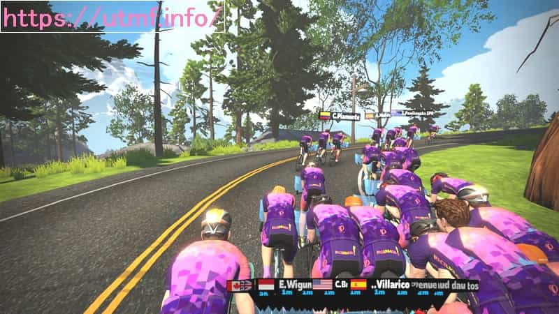 Zwift at Wahoo Kicker Core