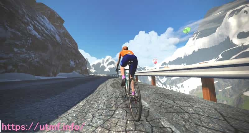 Zwift、エベレストだ！のアチーブメントも可能。