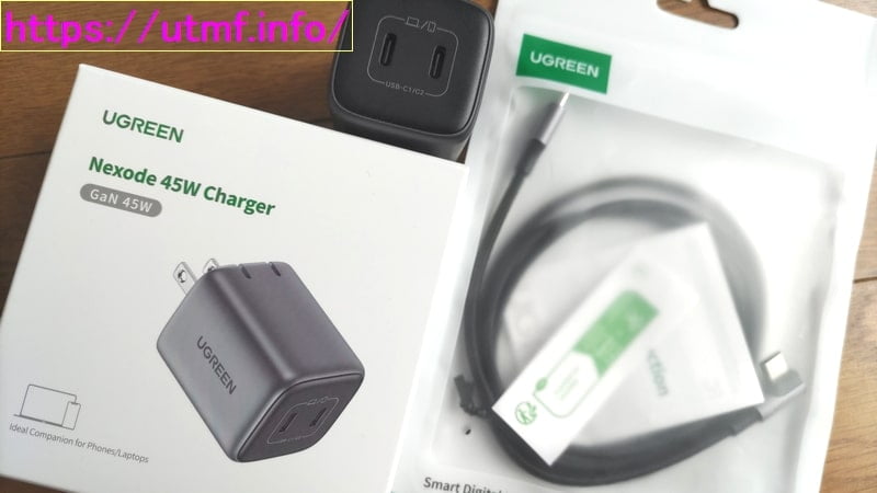 Anker 521 Power Bank and UGREEN Nexode Mini 45W
