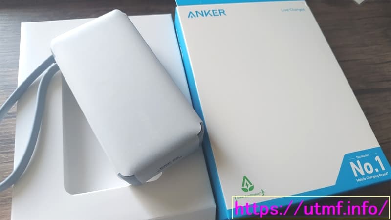 Anker Nano Power Bank (30W, Built-In USB-C Cable)
