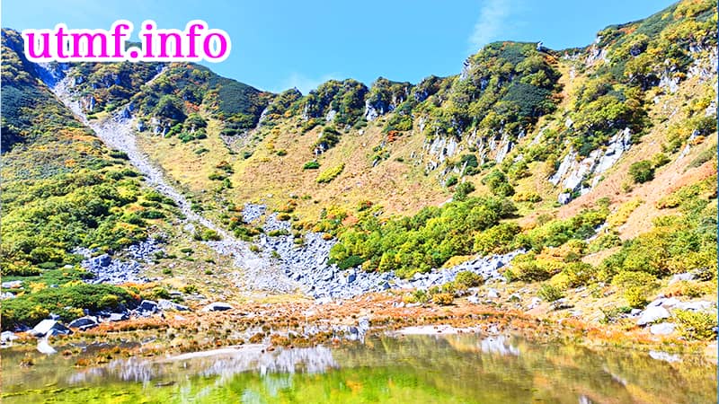 木曽駒ヶ岳、濃ヶ池の紅葉。