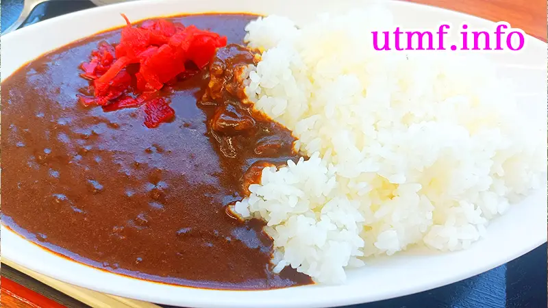道の駅但馬のまほろばの神戸牛カレー大盛りを食った。