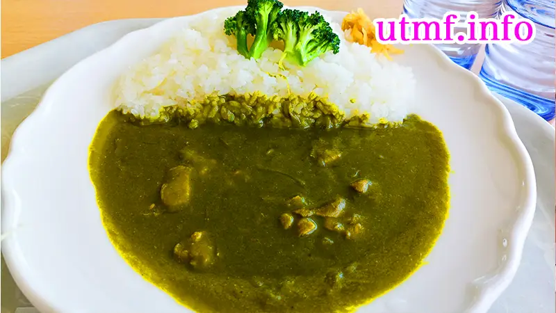 鳥取花回廊のレストランでグリーンカレー大盛り食った。