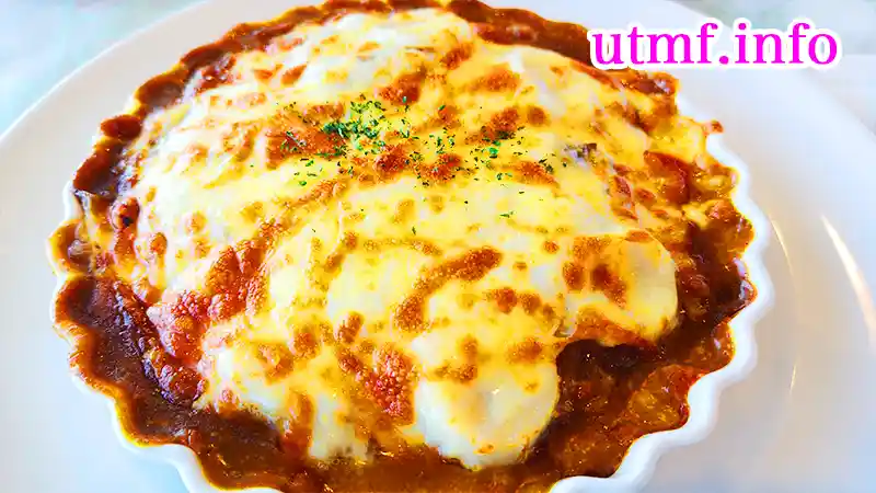 猿払レストラン風雪のホタテ焼きチーズカレー大盛り